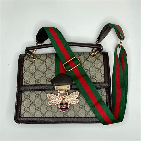 gucci bee strap|authentic Gucci purse strap.